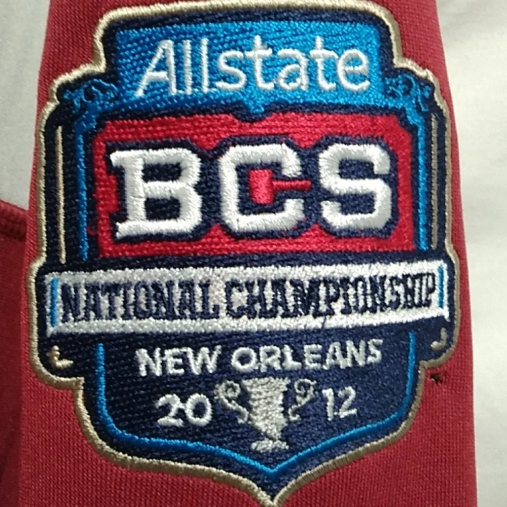 (BX86) SALE! Nike 2012 BCS National Championship New Orleans Dri Fit Jacket